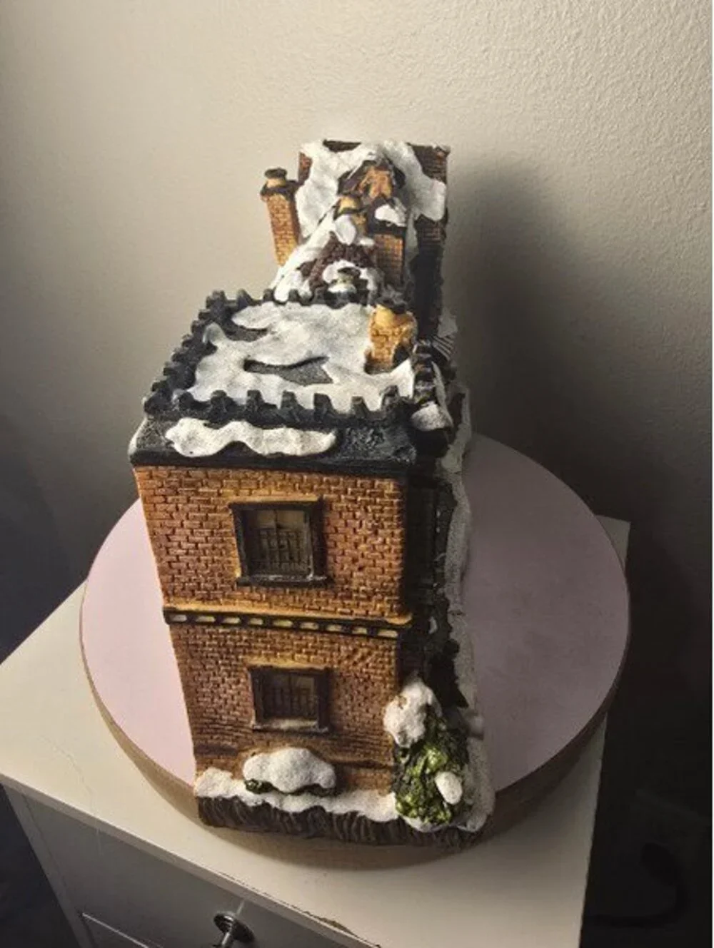 Vintage Miniature Christmas Village Row Houses, 13